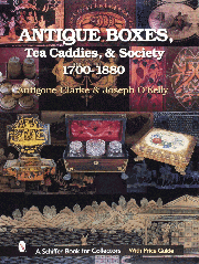 Antique Boxes, Tea Caddies, and Society, 1700--1880 Antigone Clarke & Joseph O'Kelly, ISBN: 0764316885 is now available