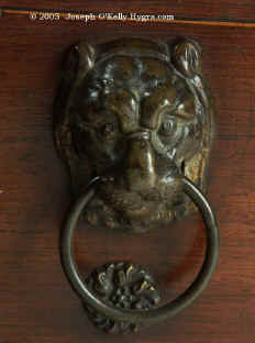 Egyptian inspired leopard handles. Enlarge Picture