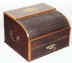 A Rare late 18th Century Mahogany, Tambour Top Writing Box Circa 1800